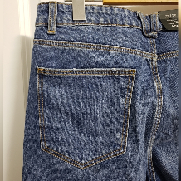 NOISY MAY Blue Straight Leg Mia Denim Jeans - Picture 6 of 9